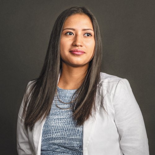 Headshot of rising senior Erika Llivicota-Guaman