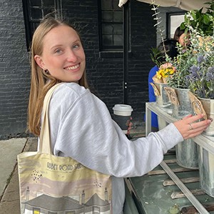 Graduate Student Ambassador Caroline McAuliffe