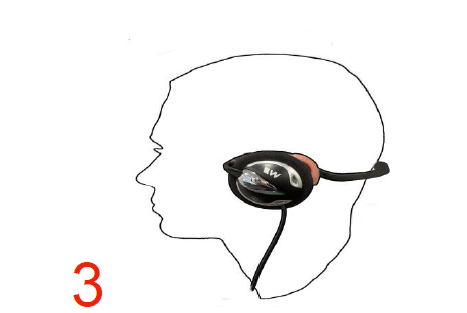 device3 behind the head double earphones