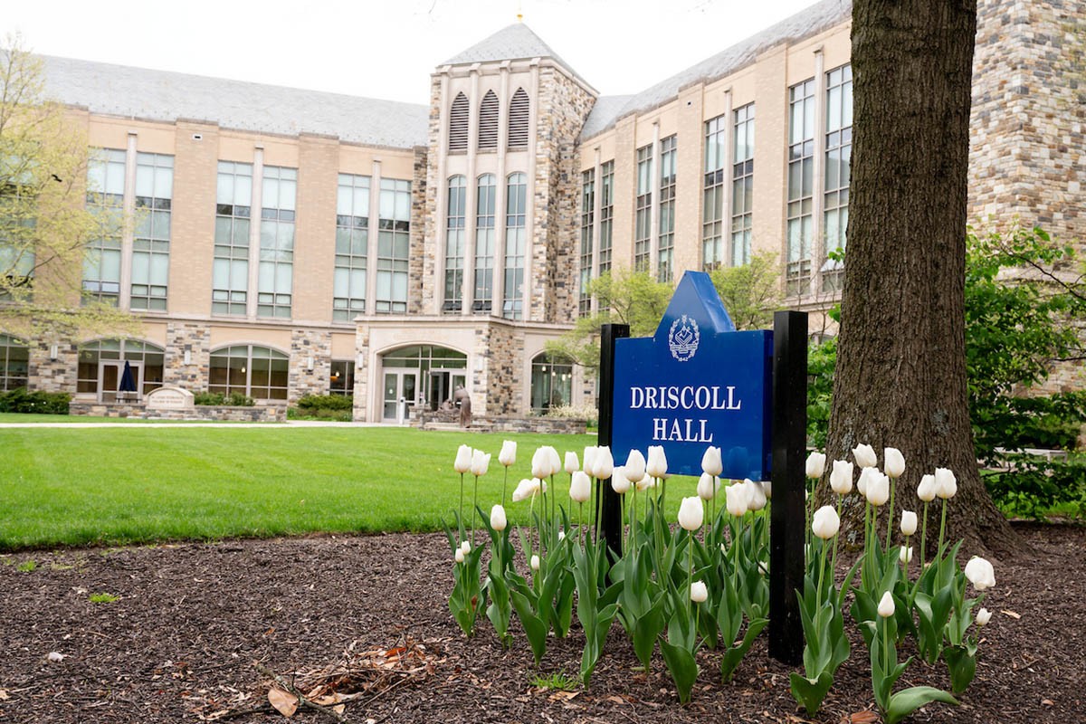 Exterior of Driscoll School of Nursing