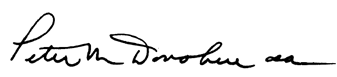 president-signature Father Peter signature
