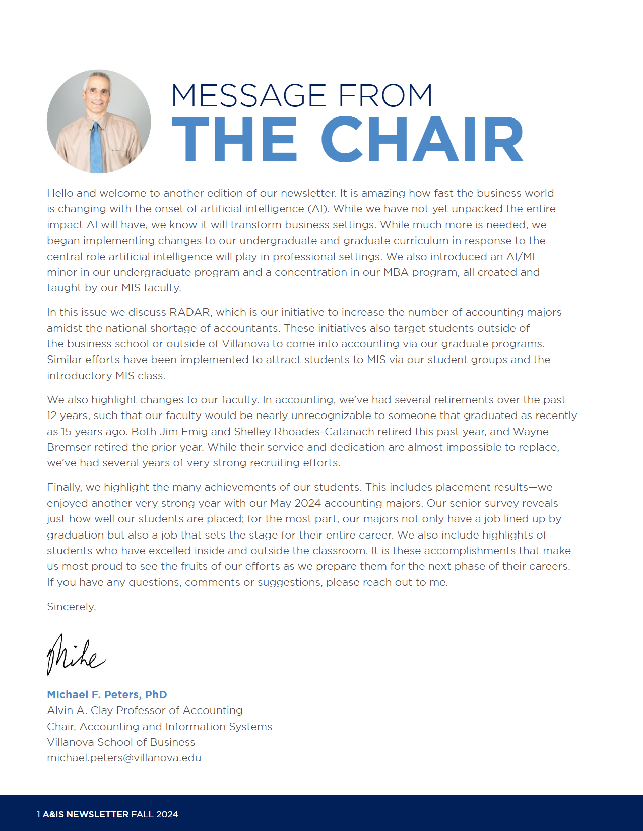 Accounting Newsletter