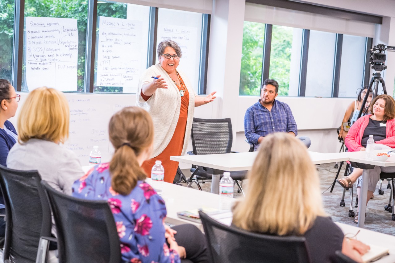 Michelle Pistone teaches VIISTA course