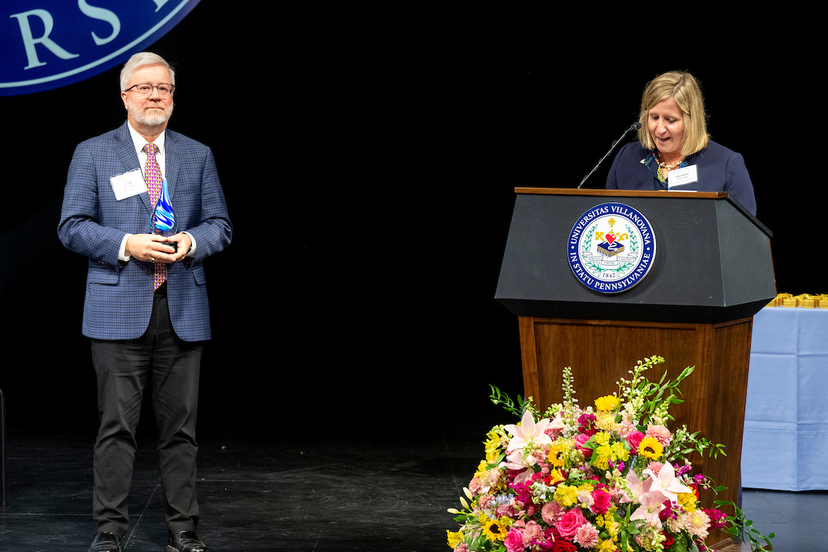 Dr. Wheeland and Dean Palus