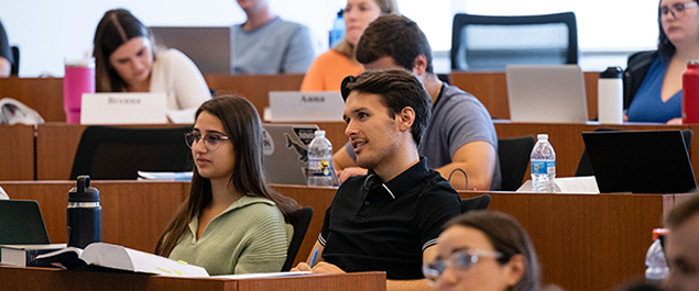 Image of Villanova students in the classroom